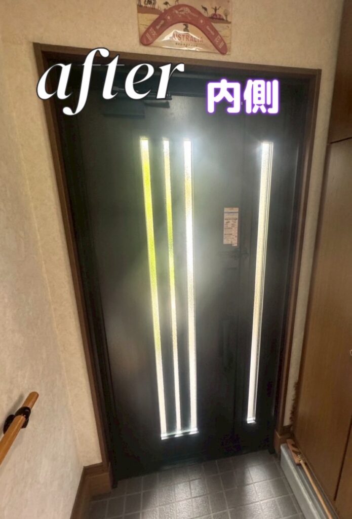 YKKAP　ドアリモ玄関ドア<br />
D30断熱　スマコン電池式<br />
【桑炭】