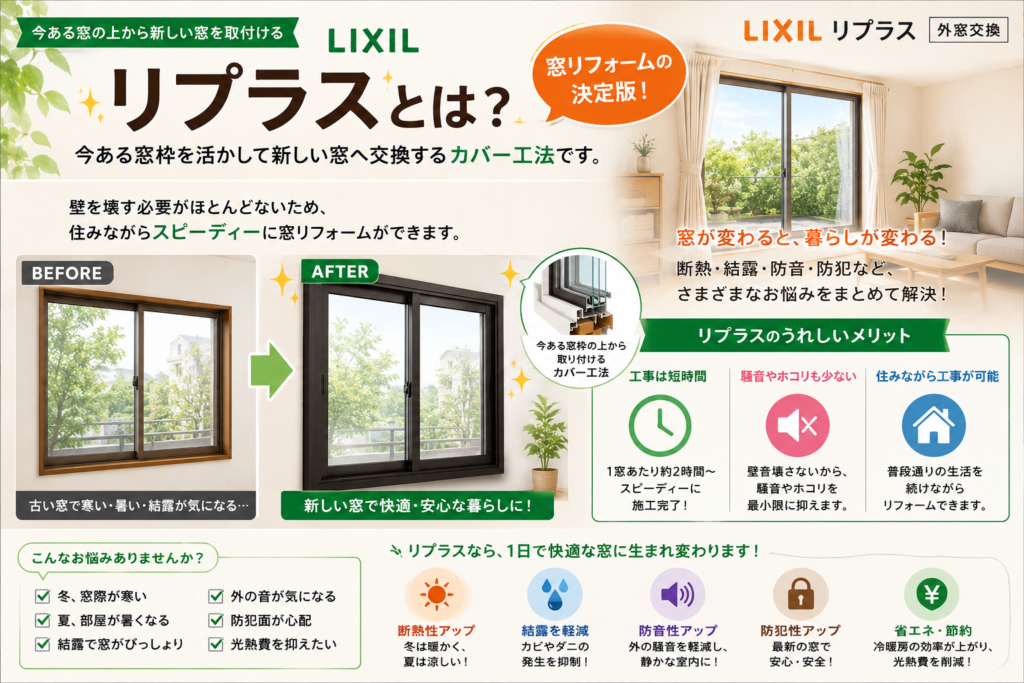 【埼玉県】リプラス（外窓交換）で快適な住まいへ！窓交換なら補助金も活用できます✨