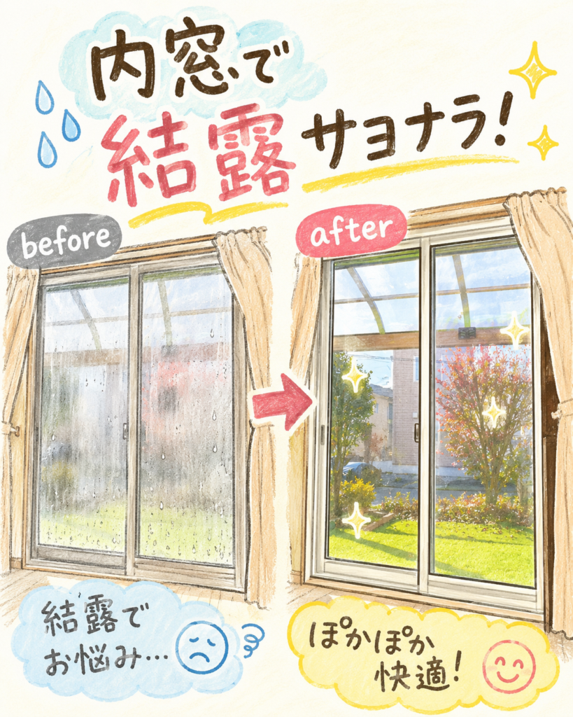 【2026年補助金でお得！】DIY内窓から卒業✨本物の内窓で冬の結露とサヨナラ！