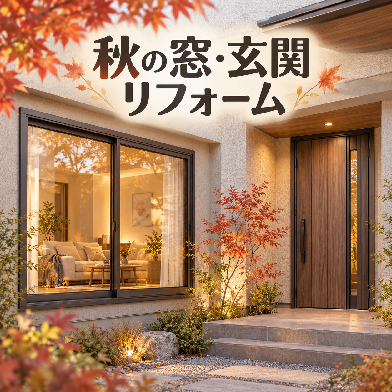 【埼玉県の窓・玄関リフォーム】シルバーウィーク明けは冬の寒さ・結露対策を始めるタイミングです！