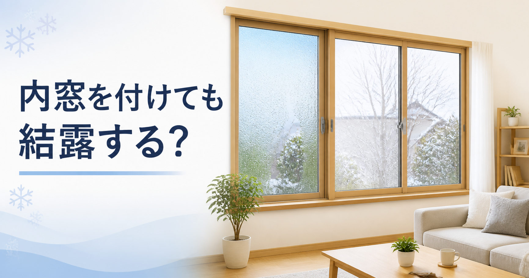内窓を付けても結露する？専門店が確認する3つのポイント