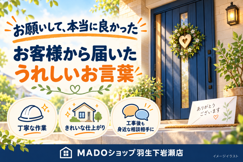 「お願いして本当に良かった」三週間の工事を終えたお客様から、うれしいお言葉をいただきました