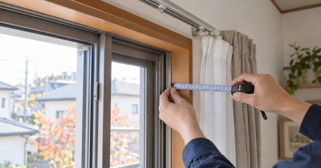 内窓を付けたいけれどカーテンレールが近い？確認ポイント｜さいたま市