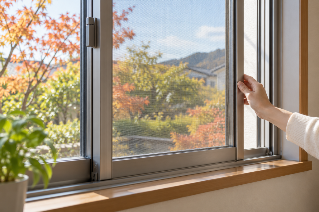 冬前に網戸は外した方がいい？外さず点検する目安｜北本市